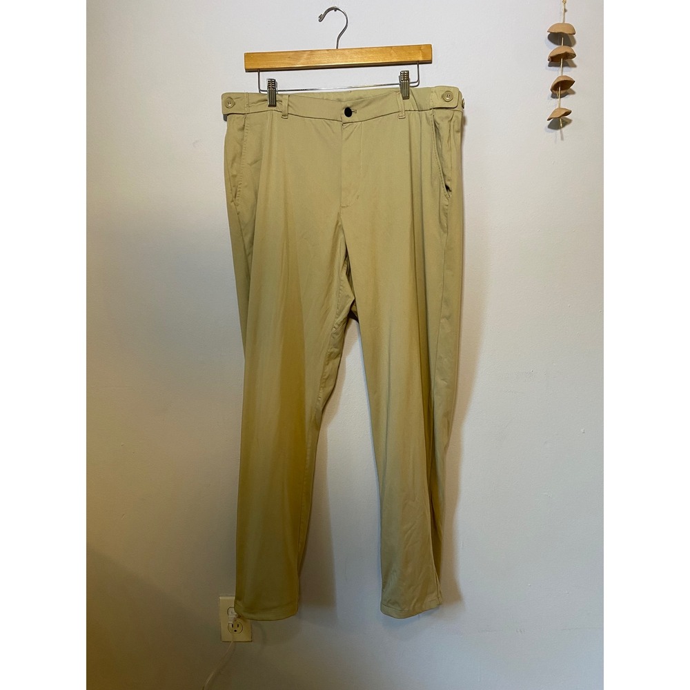 Khaki Tan YoungLA 626 Golf Pants | Performance Trousers YLA2848‎ - (Men's 38L)